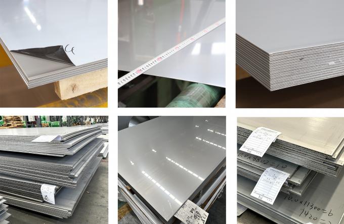  Folha de aço inoxidável 304 304l 316 316l Ss de Astm 201 para chapear 4x8 1500mm 0