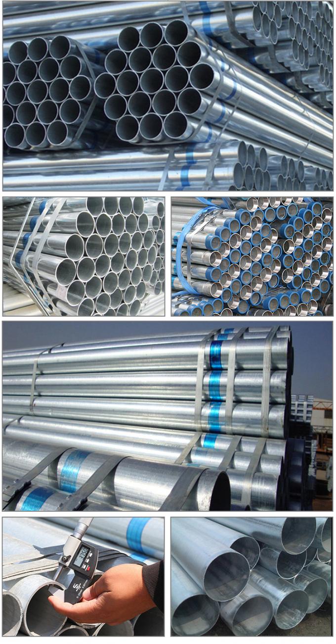 Padrão galvanizado de perfuração de solda 1 do tubo ASTM A53 A36 da tubulação de aço