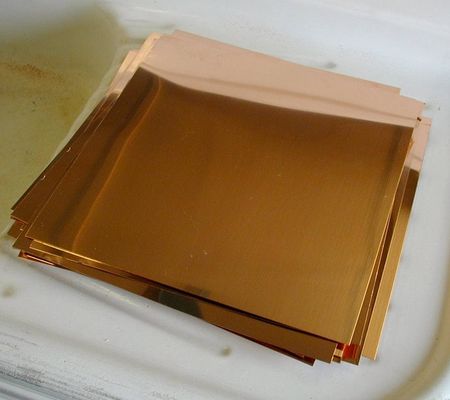 material de cobre grosso das placas de metal C11000 de 1.5mm C26800 C67400