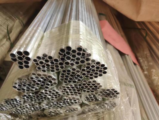 tubulação 6063 6082 7075 redonda de alumínio com tratamento de superfície de solda anodizado