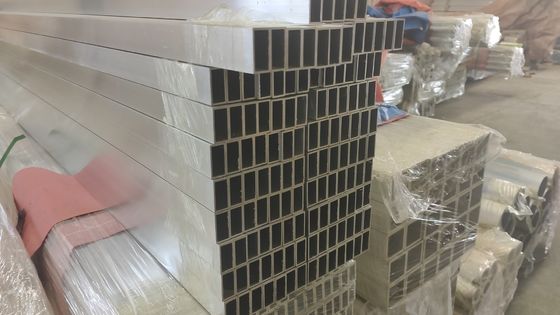 tubulação 6063 6082 7075 redonda de alumínio com tratamento de superfície de solda anodizado