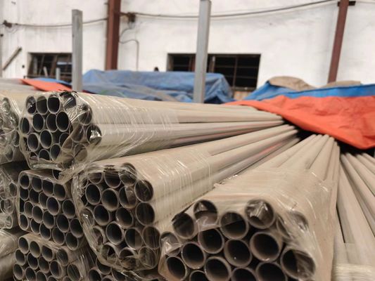 Material de alumínio anodizado da liga do tubo 6063 6101B T6 T7 da tubulação para a eletricidade