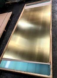 Material 0.5mm de ASTM B152M Brass Sheet Plate C1100 0.8mm densamente