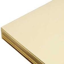 Estoque da folha de bronze de C2680 H65 CuZn33, ODM do OEM da placa de bronze 6mm